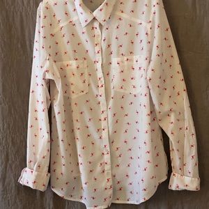 Flamingo button down shirt
